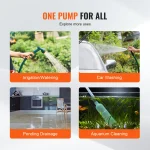 Succebuy Water Transfer Pump 120V Ac 360Gph 110 Hp 6 | PricZone