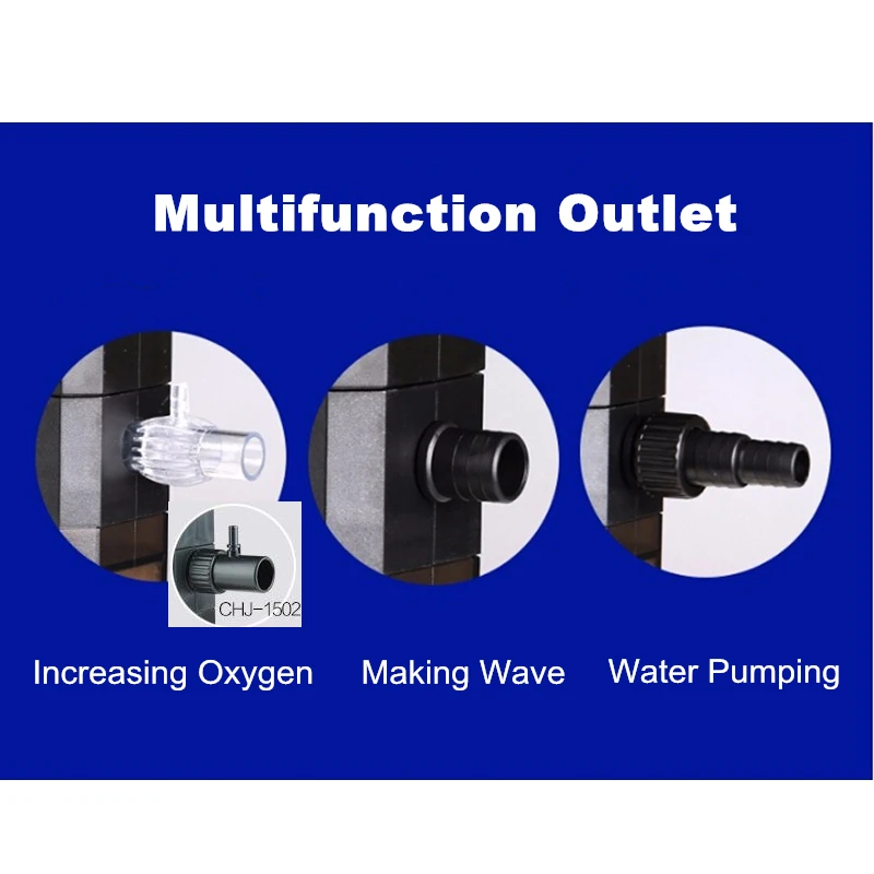 Super 4 In 1 Sunsun Internal Aquarium Filter Pump Fish Tank 13