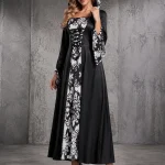 Halloween Women Medieval Witch Cosplay Dress Hooded Long 3 | PricZone Halloween Women Medieval Witch Cosplay Dress Hooded Long 3 | PricZone