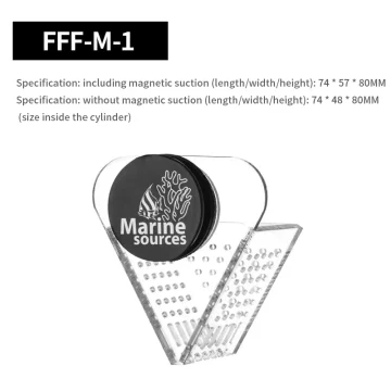 Marine Magnetic Suction Feeder Red Insect Quick Frozen 2