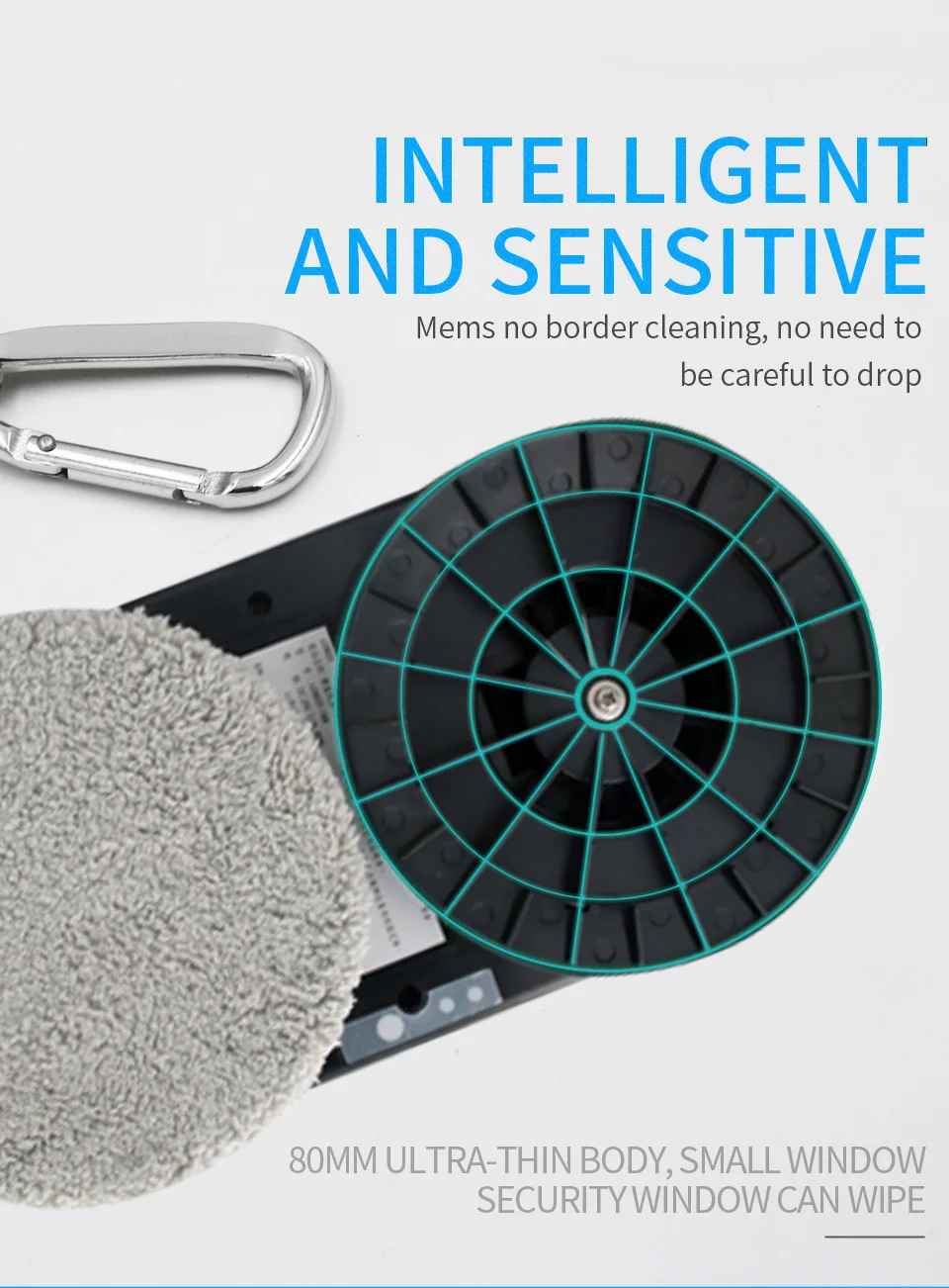 Ultra-Thin Robot Vacuum Cleaner Window Cleaning Electric 17