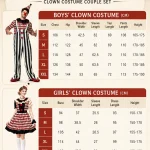 Couples Clown Costume for Men Women Retro Circus Diamond 8 | PricZone Couples Clown Costume for Men Women Retro Circus Diamond 8 | PricZone