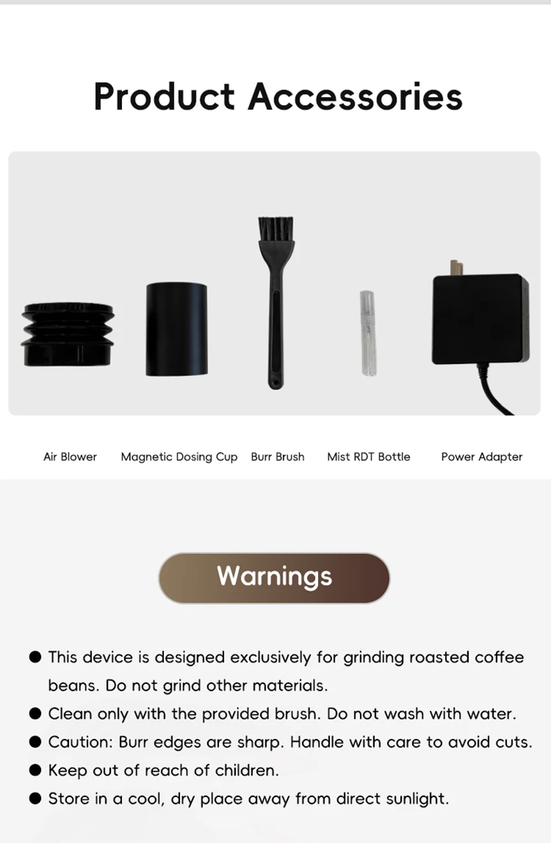 Starseeker E55Pro Electric Coffee Grinder 55Mm Espresso 25