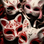 Printed Fox HalfFace Mask Kit Unisex Adult OneSize 6 | PricZone