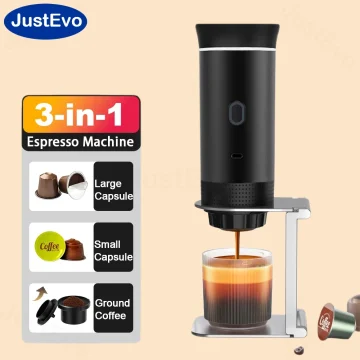 Justevo Espresso Machine 3 In 1 Travel Coffee Maker 1 | PricZone
