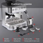 Espresso Machine with Grinder Stainless Steel 15 Bar Coffee 6 | PricZone Espresso Machine with Grinder Stainless Steel 15 Bar Coffee 6 | PricZone