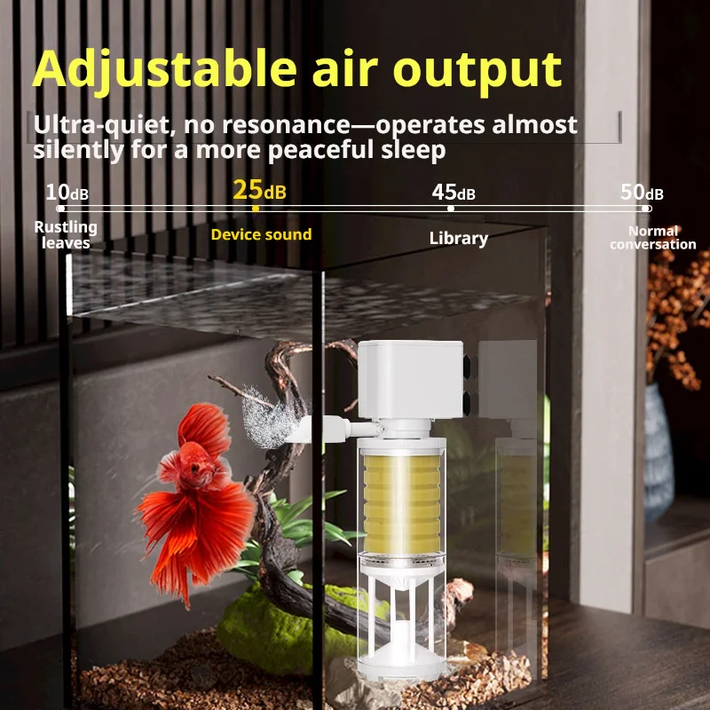 Aquarium Filter Pump Fish Tank Submersible Quiet Air 5 | PricZone Aquarium Filter Pump Fish Tank Submersible Quiet Air 5 | PricZone