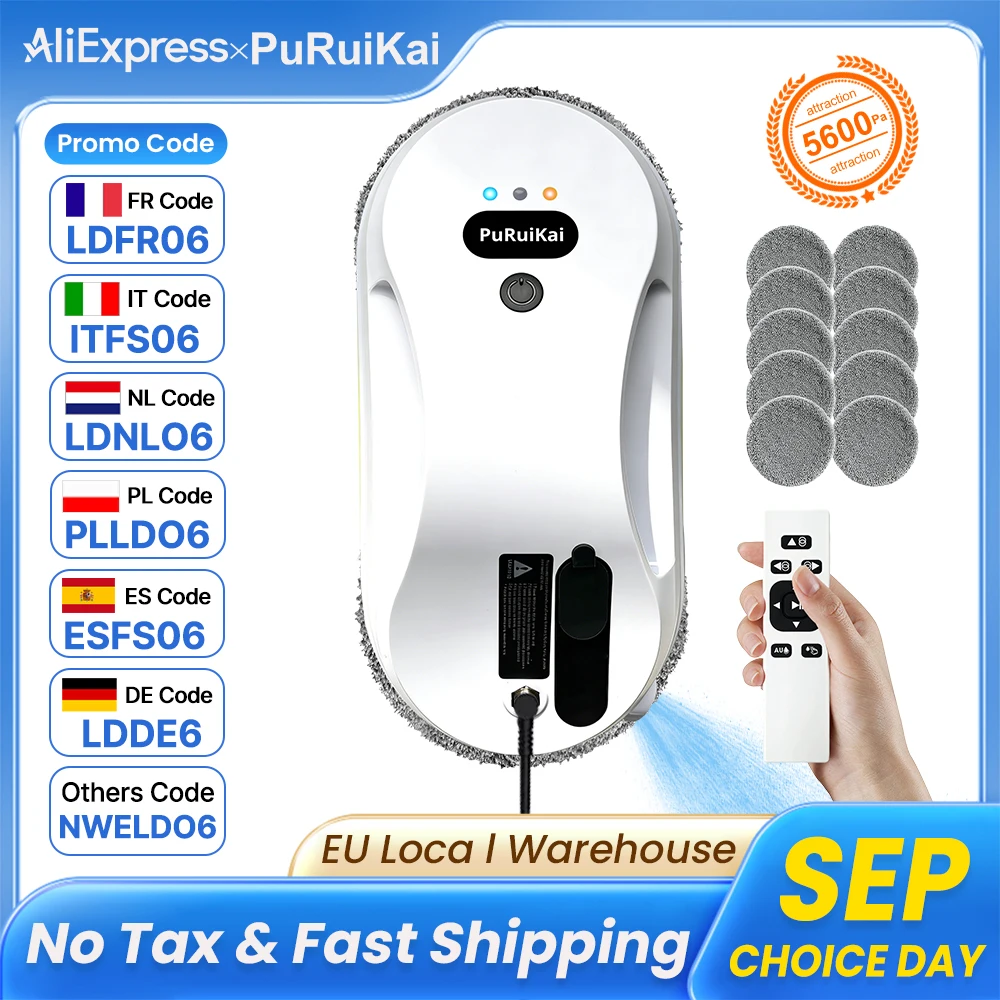Puruikai Household Window Automatic Water Spray Cleaning 1 | PricZone Puruikai Household Window Automatic Water Spray Cleaning 1 | PricZone