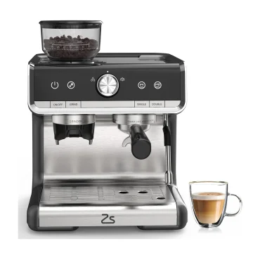 Espresso Machine 20 Bar Semi Automatic Maker with Grinder 1 | PricZone