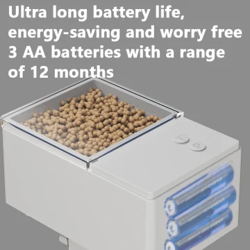 100 150 500Ml Automatic Smart Fish Feeder Digital Tank 2