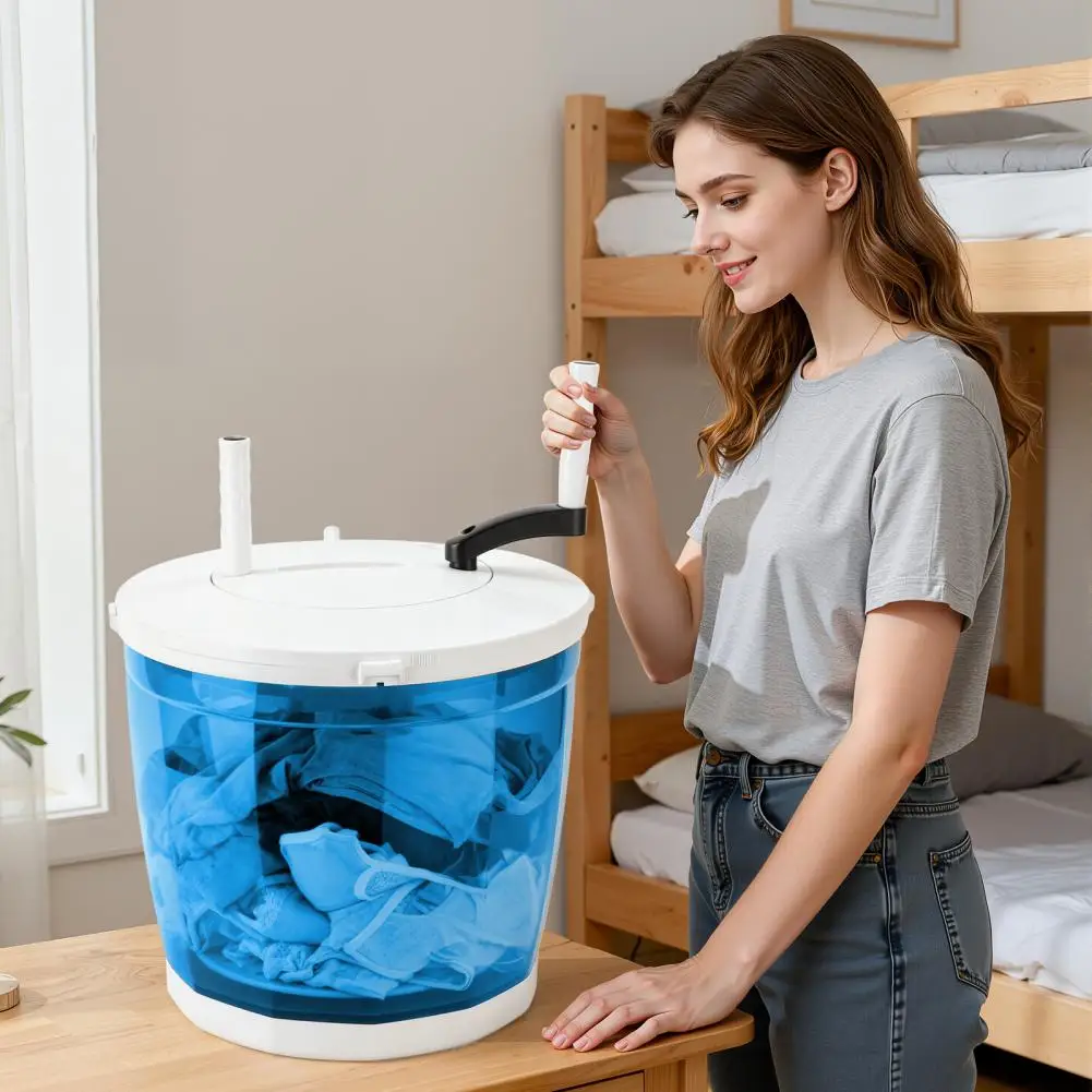 2Kg Capacity Manual Washing Machine Scrubboard Laundry 20
