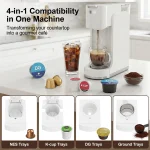 SingleServe Coffee Maker 4 In 1 Hot and Iced Machine 2 | PricZone Single Serve Coffee Maker 4 In 1 Hot and Iced Machine 2 | PricZone