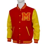 Michael Jackson Cosplay Varsity Red Yellow Colorblock 5 | PricZone