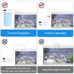 Aquarium Fish Tank Oxygen Pump Charging Dual Purpose Air 4 | PricZone