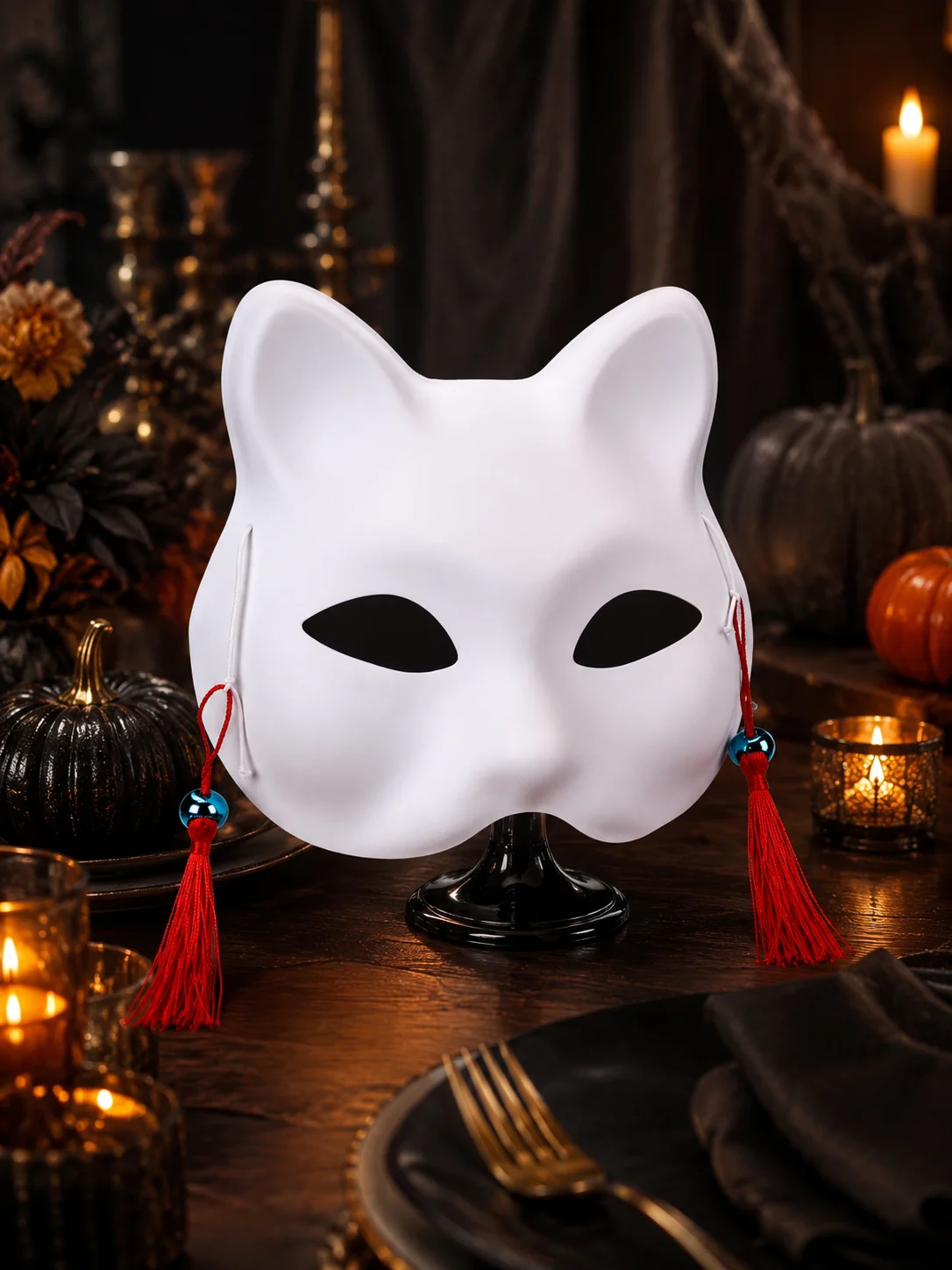 Unpainted Blank Cat Face Mask Kit Unisex Adult OneSize 2 | PricZone Unpainted Blank Cat Face Mask Kit Unisex Adult OneSize 2 | PricZone