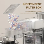 Aquarium Top Filter Box MultiChamber Filtration with Bio 5 | PricZone Aquarium Top Filter Box Multi Chamber Filtration with Bio 5 | PricZone