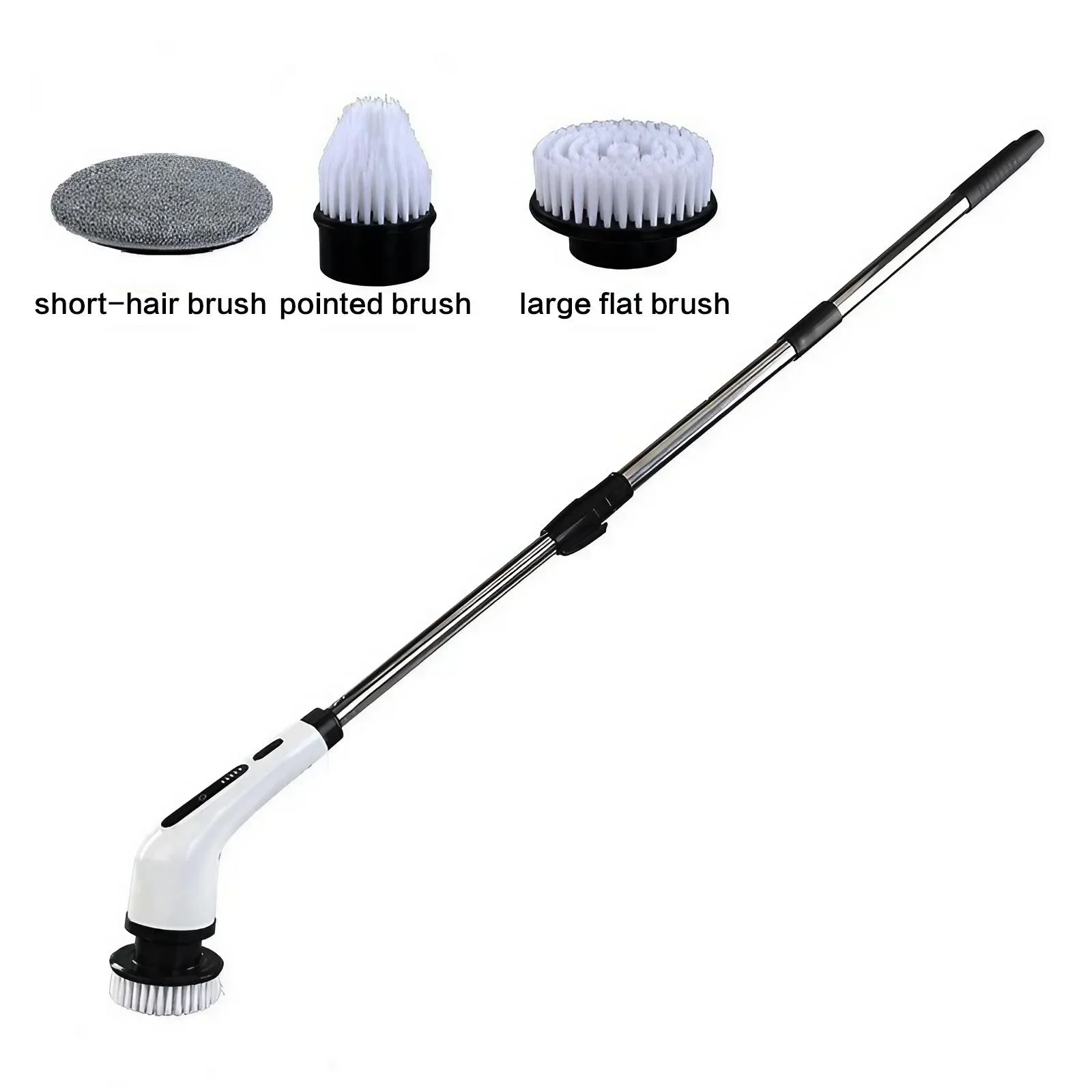 Electric Spin Scrubber Rechargeable Cordless with 3/9 Brushes 12