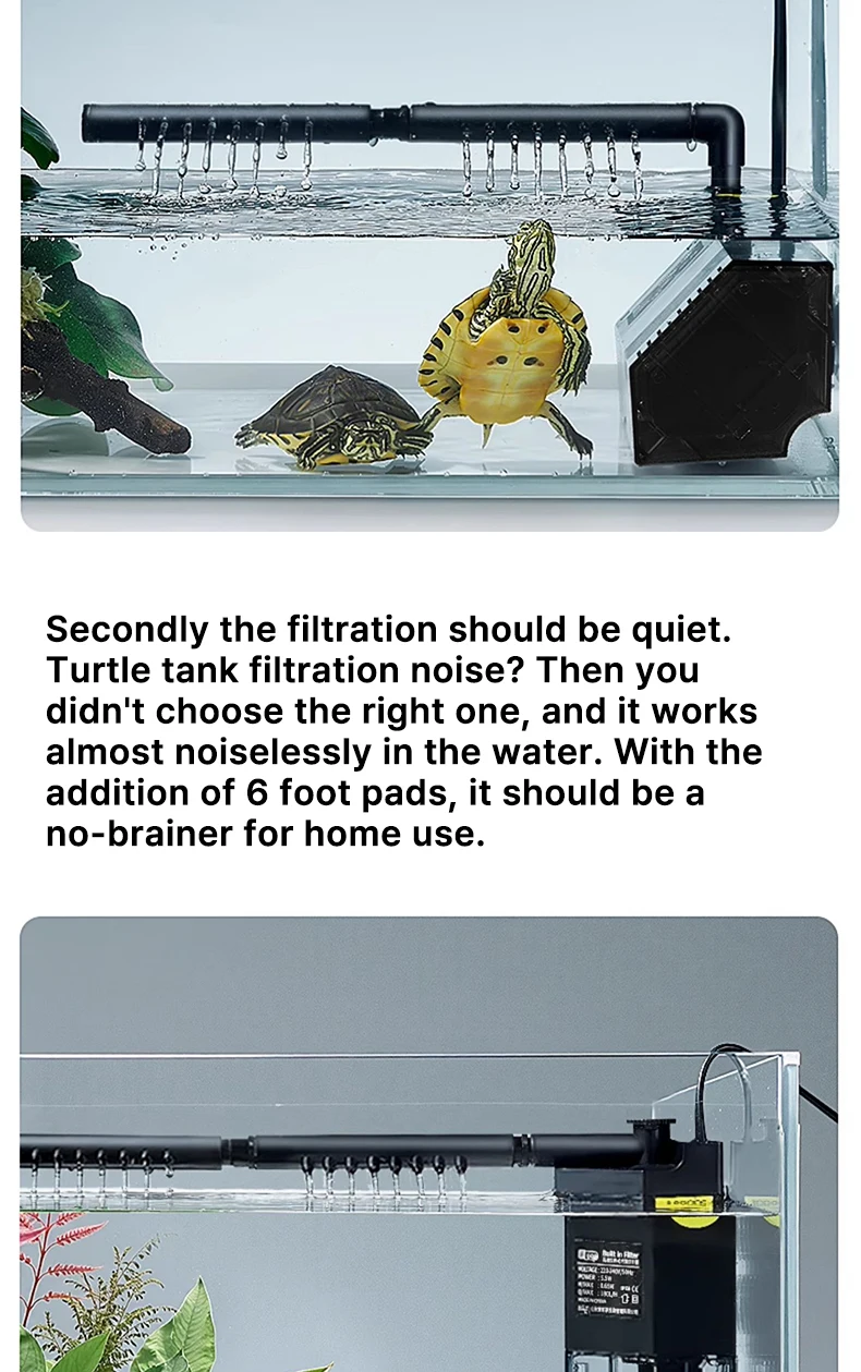 Aquarium Fish Tank Filter 4-in-1 Water Purification 15