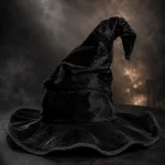 Unisex Adult OneSize Wrinkle Curved Pointed Witch Hat Soft 6 | PricZone