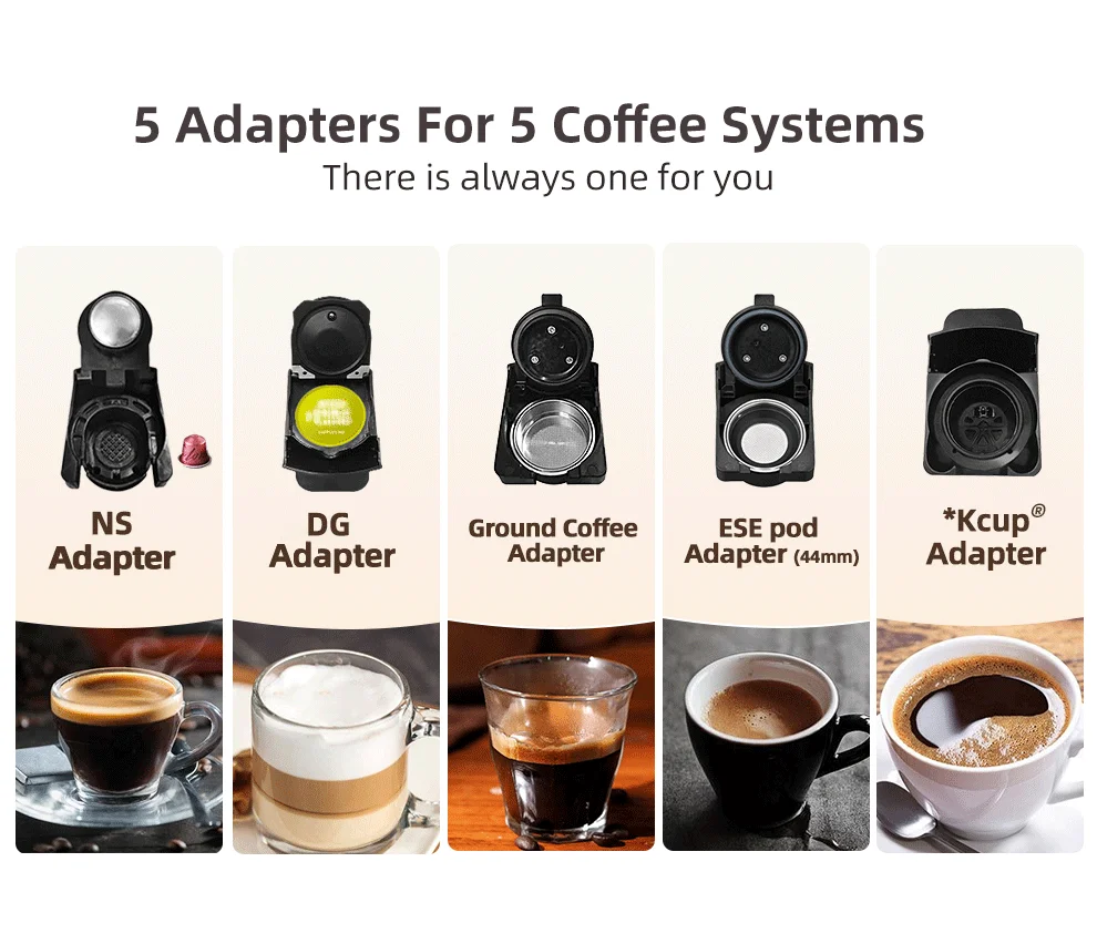 Hibrew Multiple Capsule Coffee Machine Hot/Cold Dolce Gusto 20