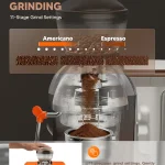 I Cafilas SemiAutomatic Espresso Machine with Grinder 2 | PricZone I Cafilas Semi Automatic Espresso Machine with Grinder 2 | PricZone