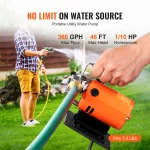 Succebuy Water Transfer Pump 120V Ac 360Gph 110 Hp 2 | PricZone