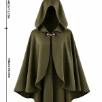 Halloween Costume Unisex Medieval Short Hooded Cape 3 | PricZone