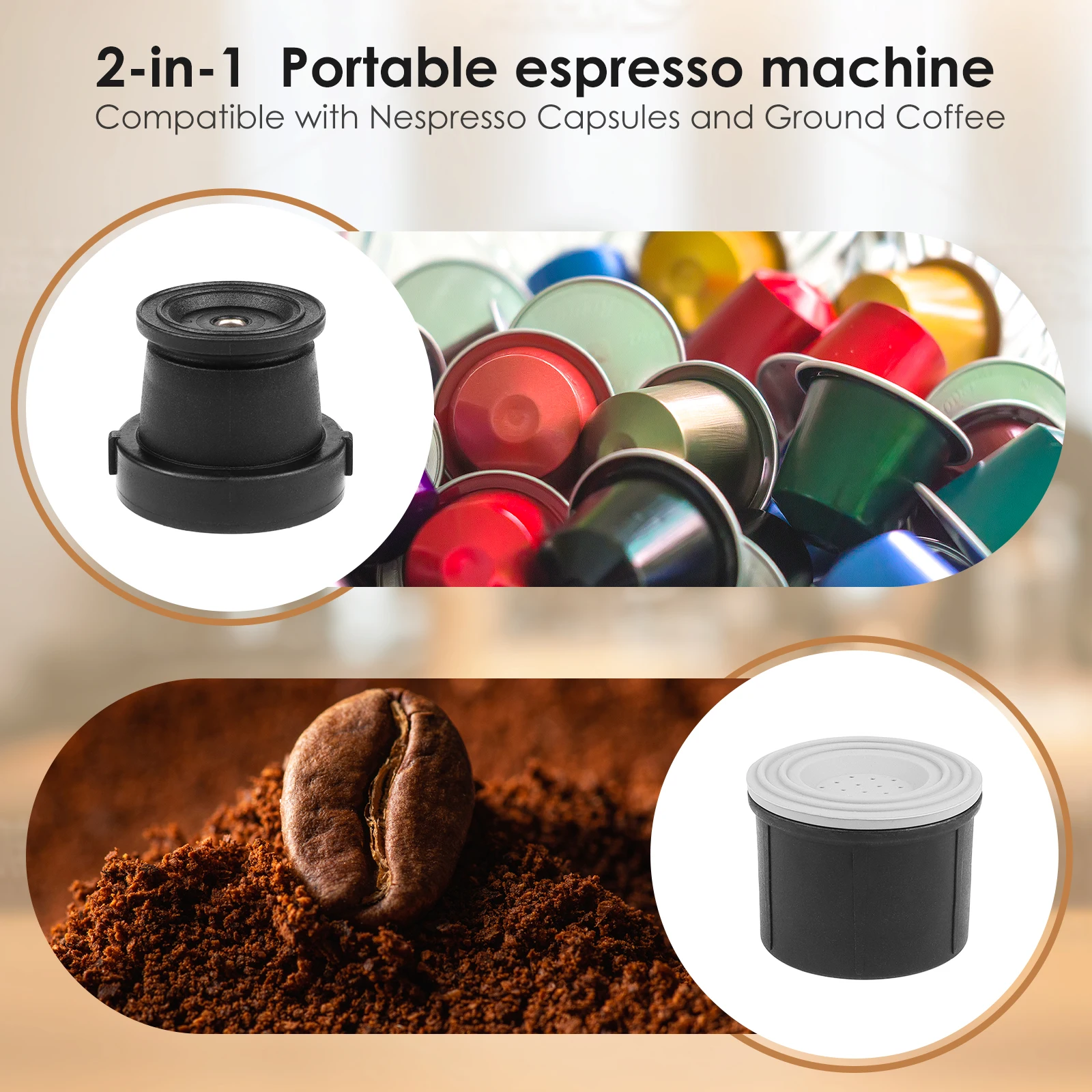 Biolomix 2 In 1 Manual Espresso Coffee Machine Hot/Cold 14