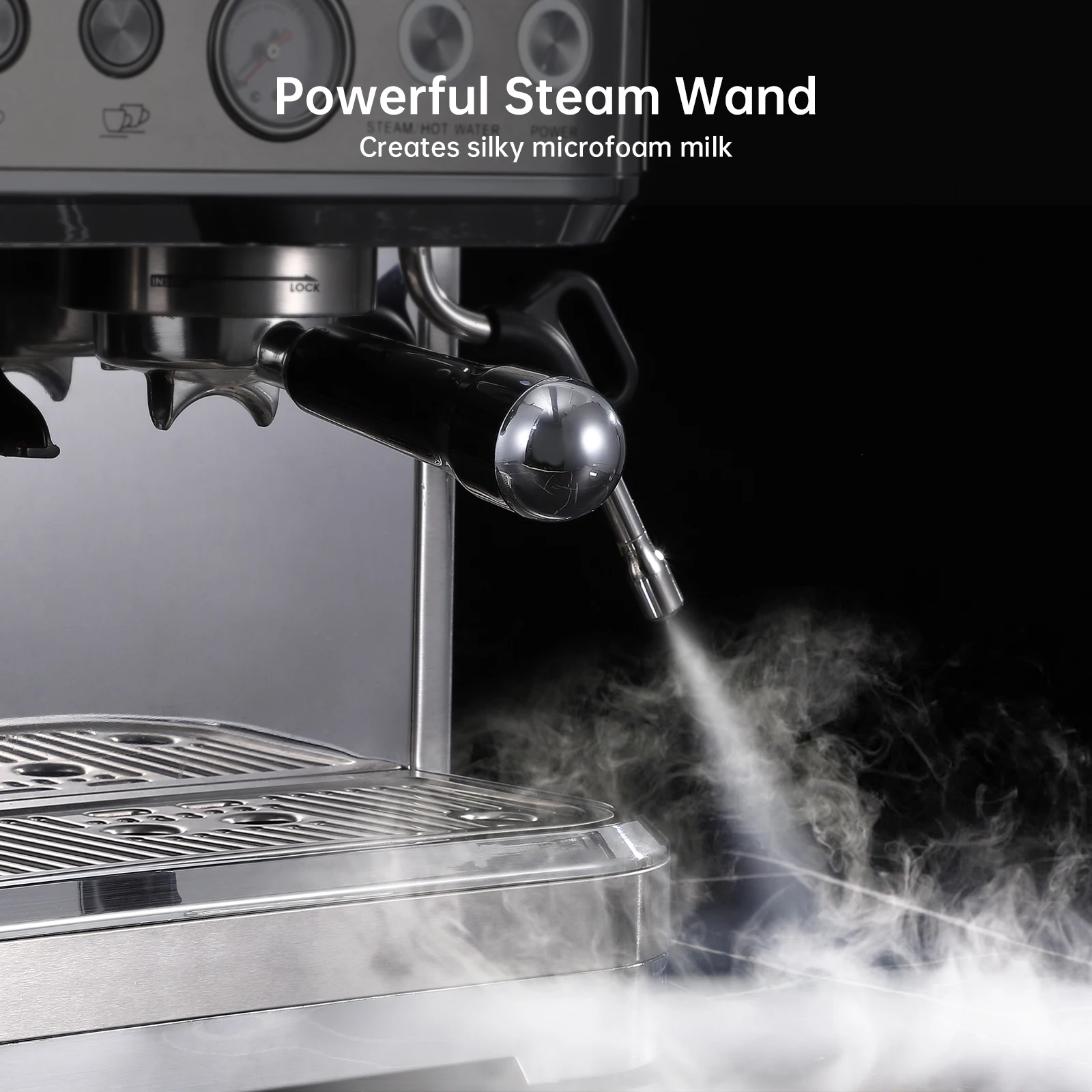 Espresso Machine with Grinder Stainless Steel 15 Bar Coffee 3 | PricZone Espresso Machine with Grinder Stainless Steel 15 Bar Coffee 3 | PricZone