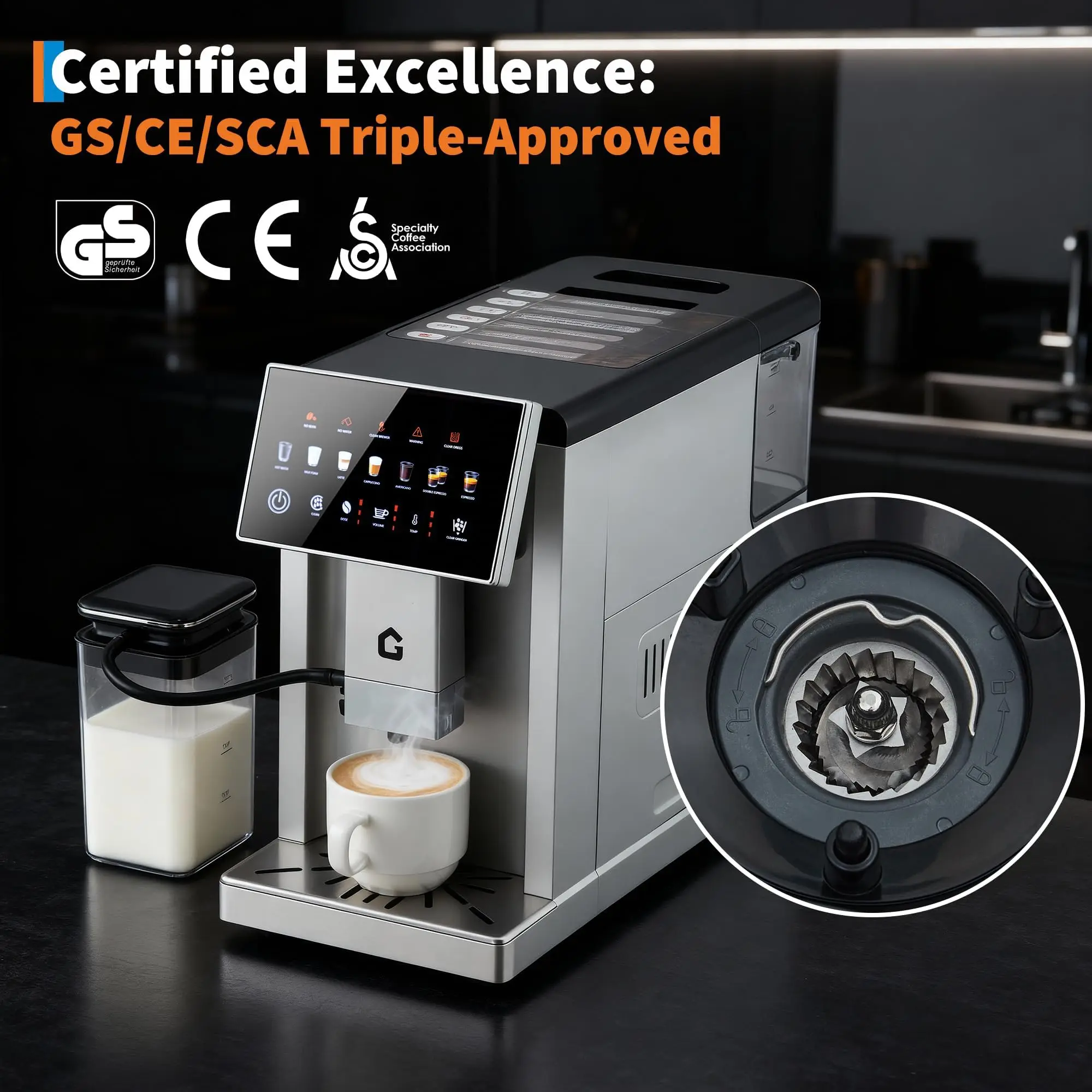 3rd-Gen Automatic Espresso Machine with Milk Frother 14