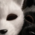 Soft Furry Faux Fur Fox HalfFace Mask Props Ornament 5 | PricZone