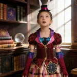 Girls Vintage Fancy Dress Costume Set Includes Plaid Skirt 1 | PricZone