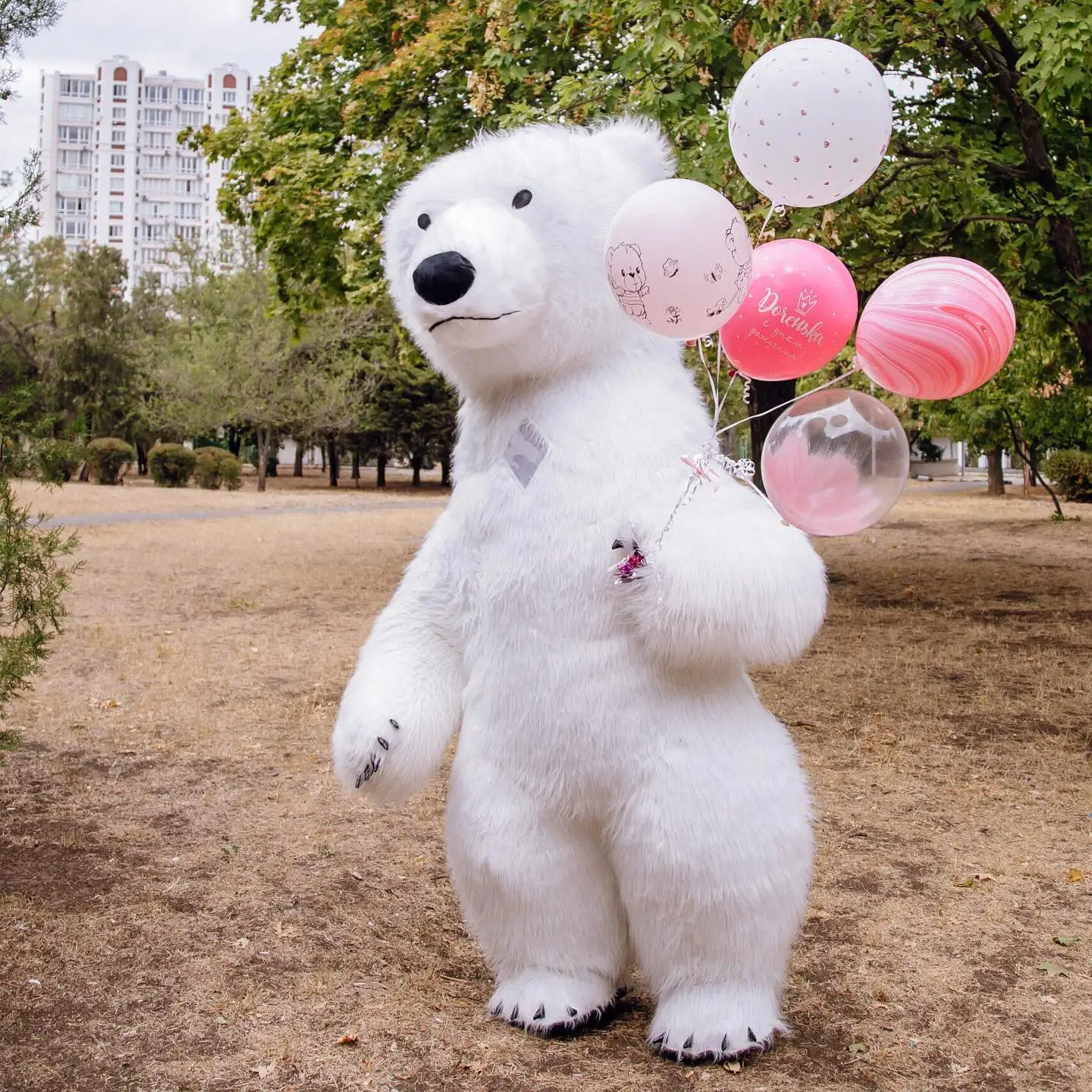 US Stock Inflatable Polar Bear Costume Mascot 3 | PricZone US Stock Inflatable Polar Bear Costume Mascot 3 | PricZone