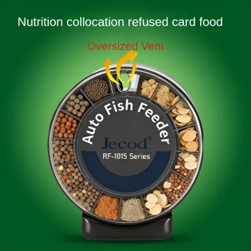 Automatic Fish Feeder|Dual Moisture-Proof Bins|100Ml 1