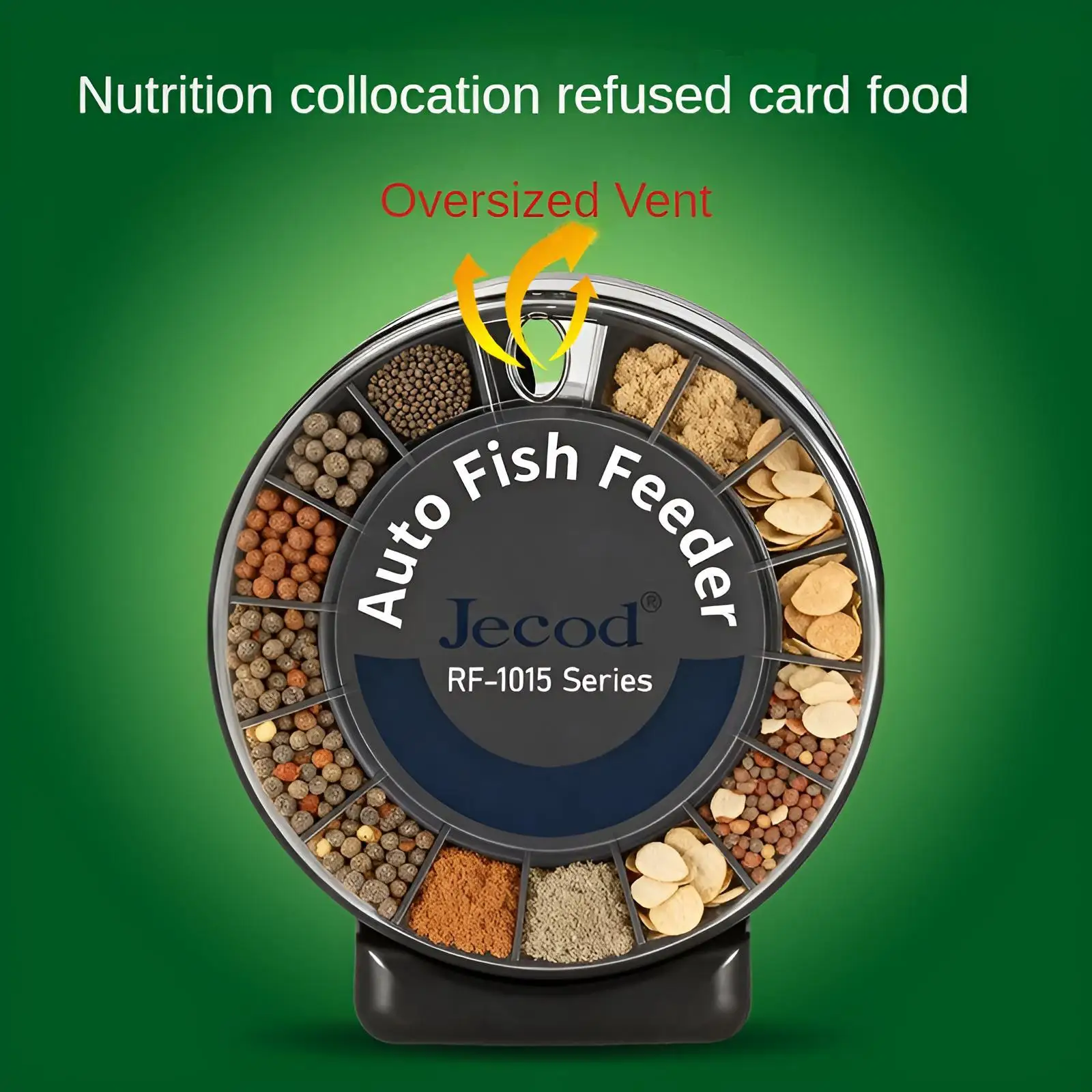 Automatic Fish Feeder|Dual MoistureProof Bins|100Ml 1 | PricZone Automatic Fish Feeder|Dual Moisture Proof Bins|100Ml 1 | PricZone