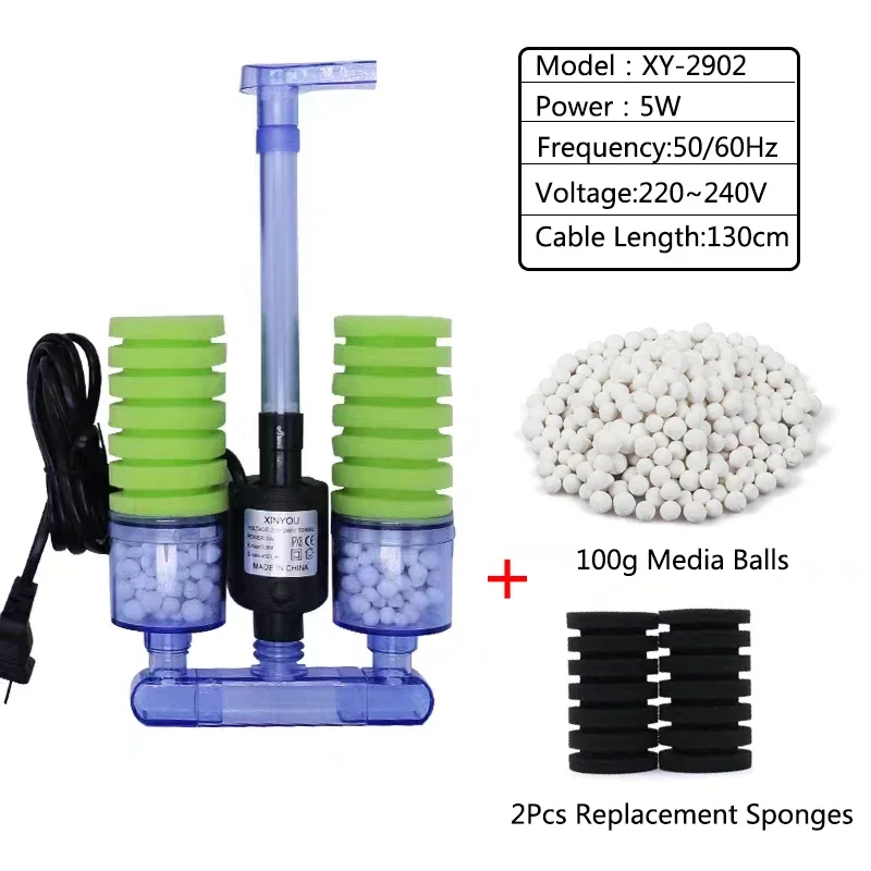 Aquarium Filter with Pump for Fish Tank Air Skimmer 4 | PricZone Aquarium Filter with Pump for Fish Tank Air Skimmer 4 | PricZone