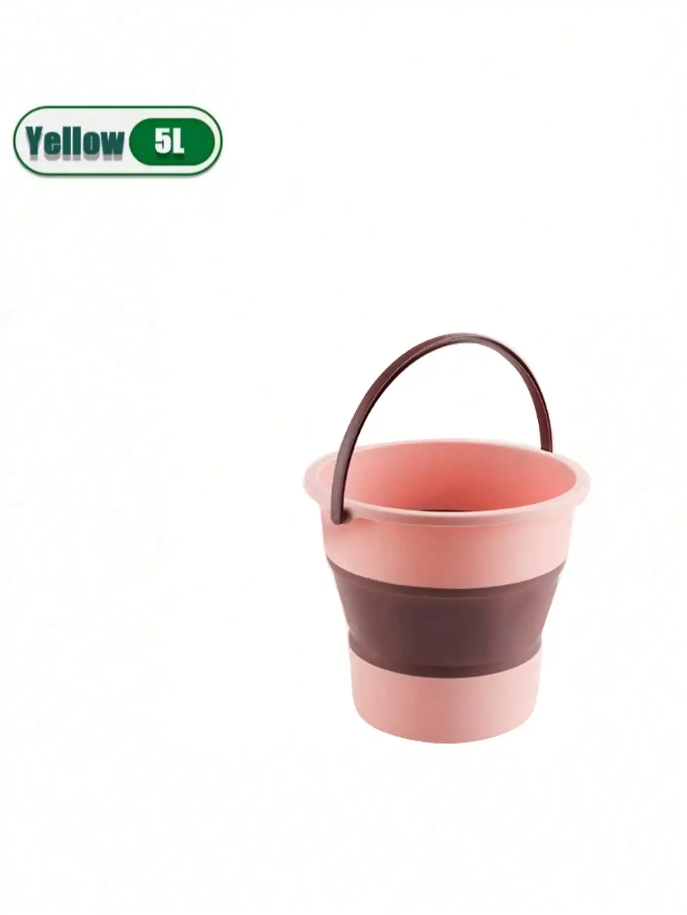 17L/10L/5L Foldable Silicone Bucket with Lid Suitable 9