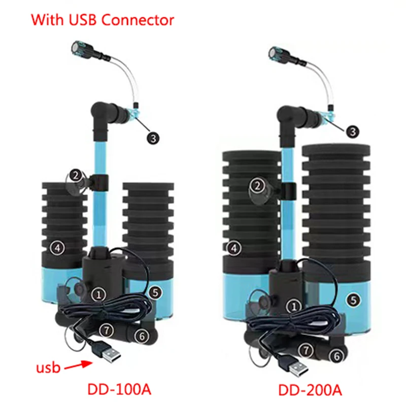 USB Aquarium Filter with Water Pump Electric for Fish Tank 4 | PricZone USB Aquarium Filter with Water Pump Electric for Fish Tank 4 | PricZone