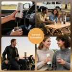 Espresso Coffee Machine with SelfHeating 2In13In1 6 | PricZone Espresso Coffee Machine with Self Heating 2 In 13 In 1 6 | PricZone