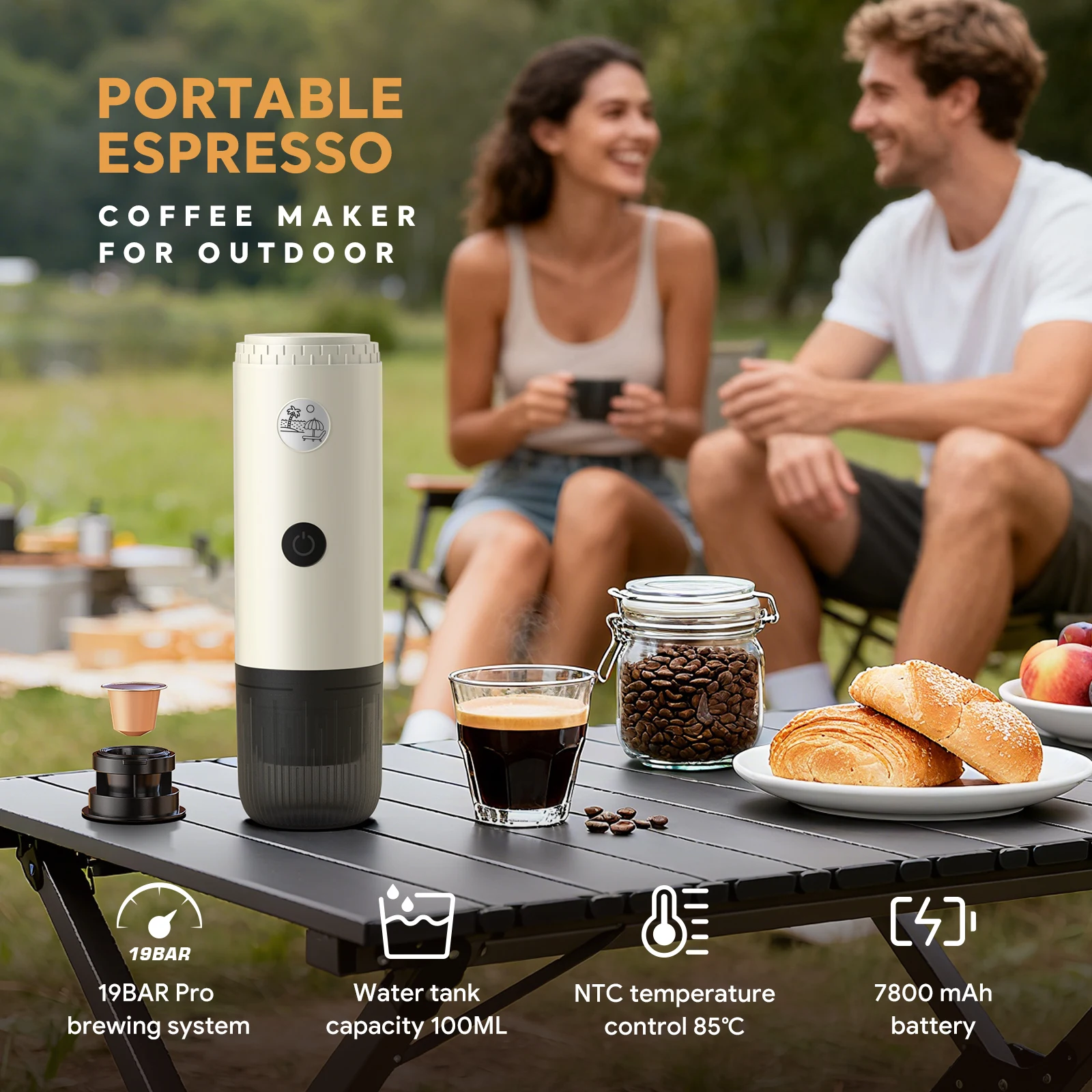 Espresso Coffee Machine with Self-Heating 2-In-1/3-In-1 15