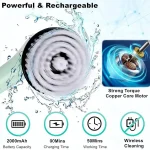 Electric Spin Scrubber Rechargeable Cordless with 39 Brushes 3 | PricZone
