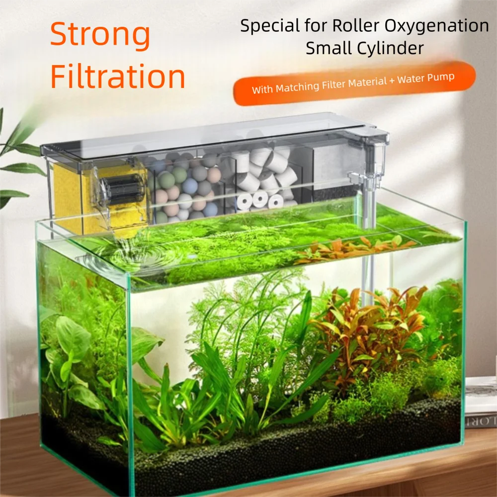 Wall Mounted Fish Tank BuiltIn Circulating Waterfall 3 | PricZone Wall Mounted Fish Tank Built In Circulating Waterfall 3 | PricZone