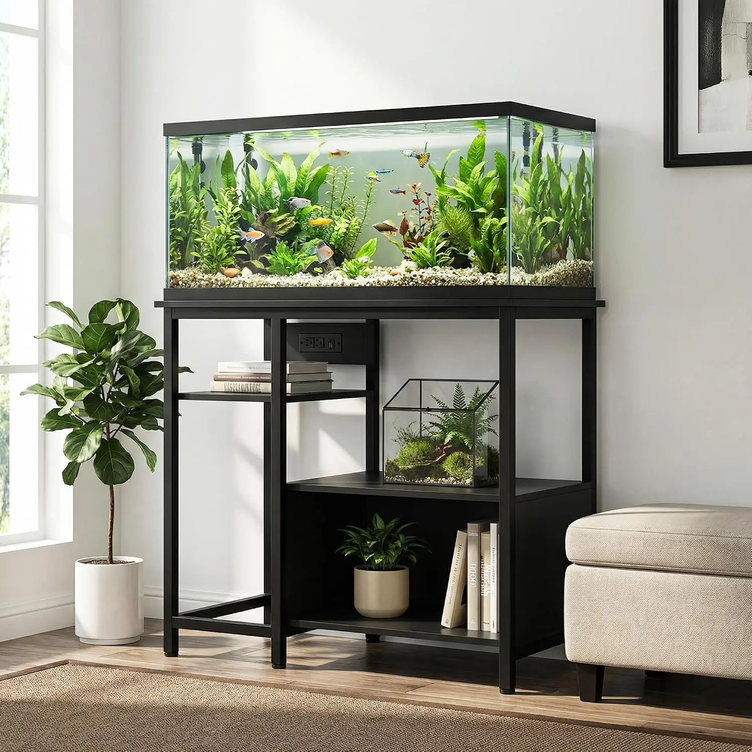 Garvee 80Cm Aquarium Stand for 2029 Gallon Tank Heavy Duty 3 | PricZone Garvee 80Cm Aquarium Stand for 20 29 Gallon Tank Heavy Duty 3 | PricZone