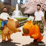 Capybara Inflatable Costume Full Body Cute Funny Adult 3 | PricZone