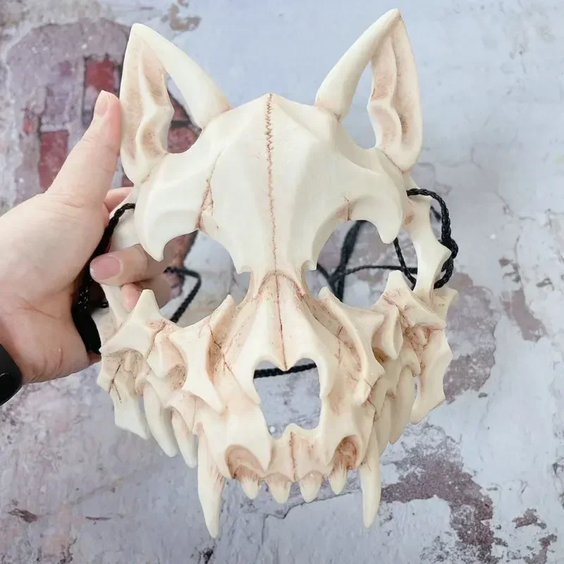 HalfFace Skull Mask Demon Skeleton Wolf Dragon Tiger 4 | PricZone Half Face Skull Mask Demon Skeleton Wolf Dragon Tiger 4 | PricZone