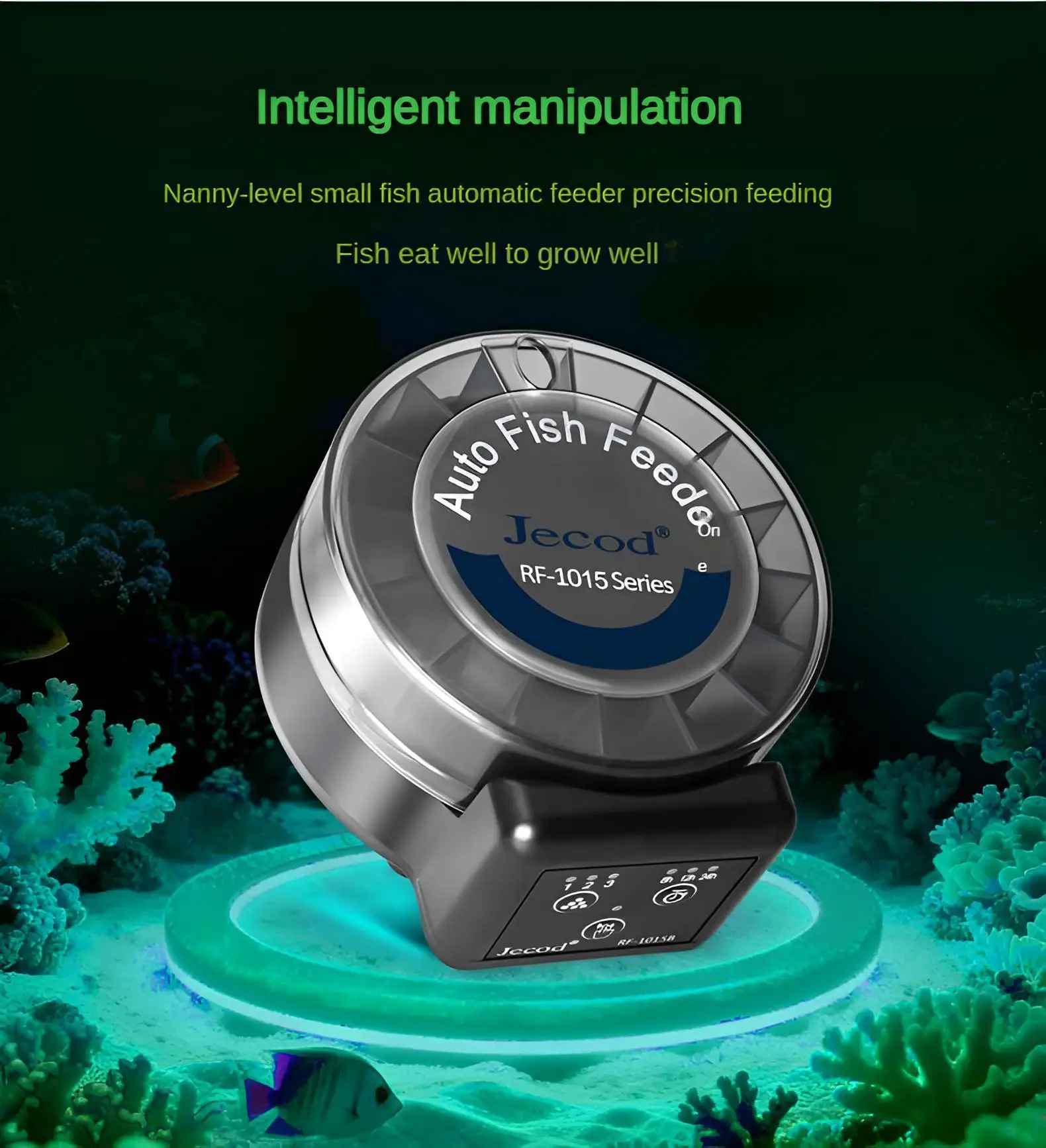 Automatic Fish Feeder|Dual MoistureProof Bins|100Ml 5 | PricZone Automatic Fish Feeder|Dual Moisture Proof Bins|100Ml 5 | PricZone