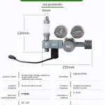 Aquarium Co2 Regulator Pressure Reducing Valve Bubble Meter 6 | PricZone
