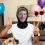 1Pack- Realistic 3D Mesh Celebrity Face Mask and Headpiece