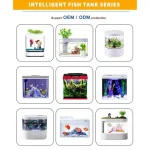 Fish Tank with Oxygen Pump Filtration Acrylic Material LED 4 | PricZone