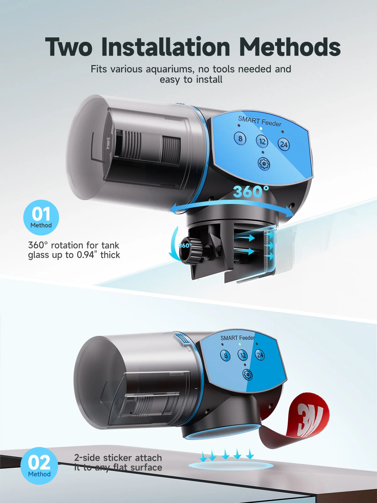 Automatic Fish Tank Feeder Intelligent Timing Aquarium 10